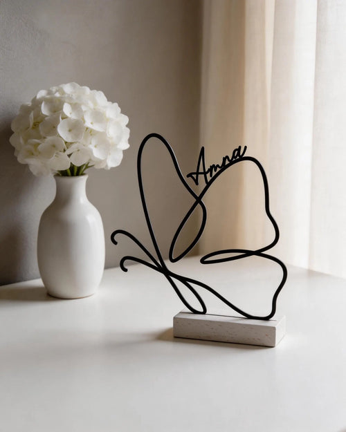 Line Butterfly Display Stand